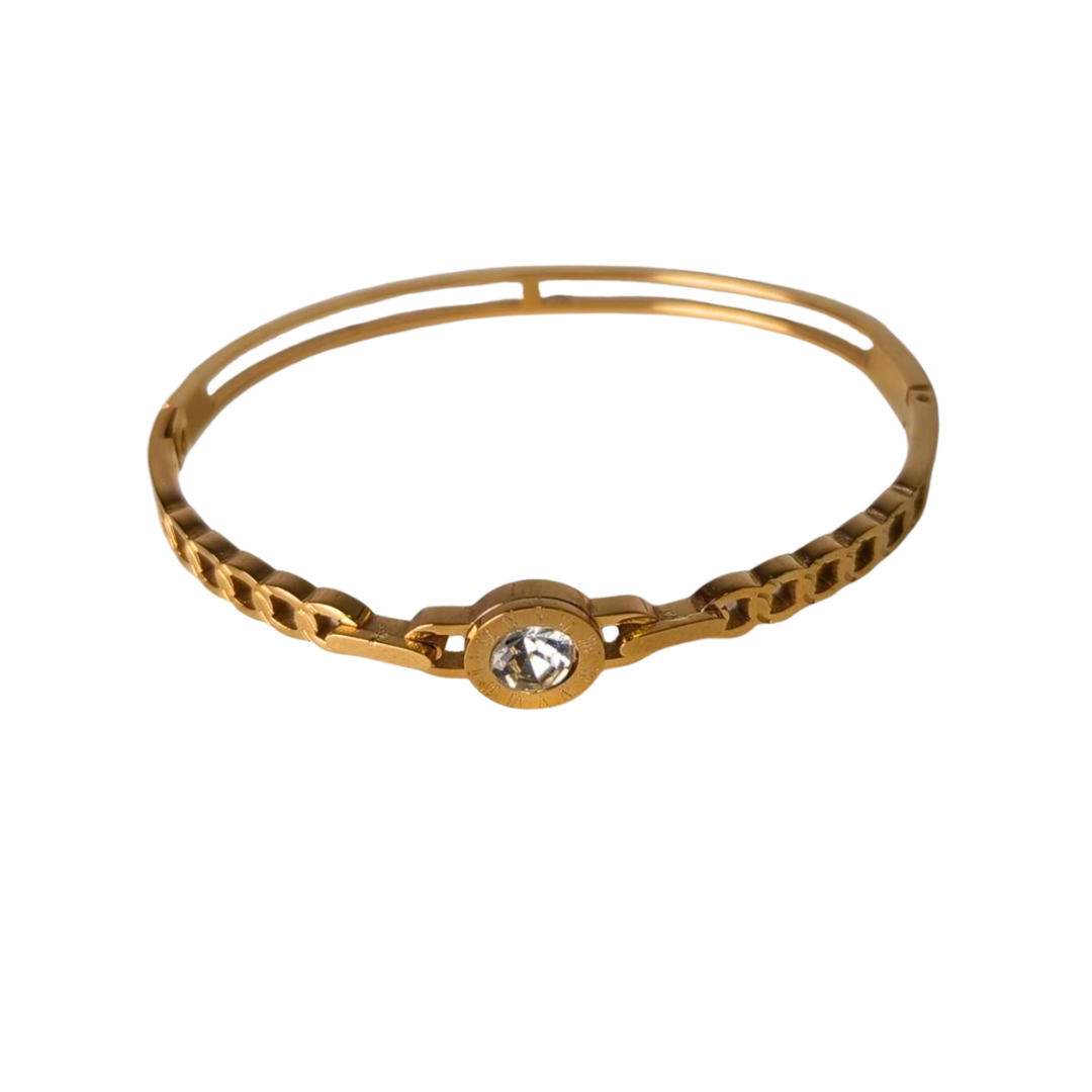 Ir a la página del producto PULSERA DORADA CON UN BRILLANTE