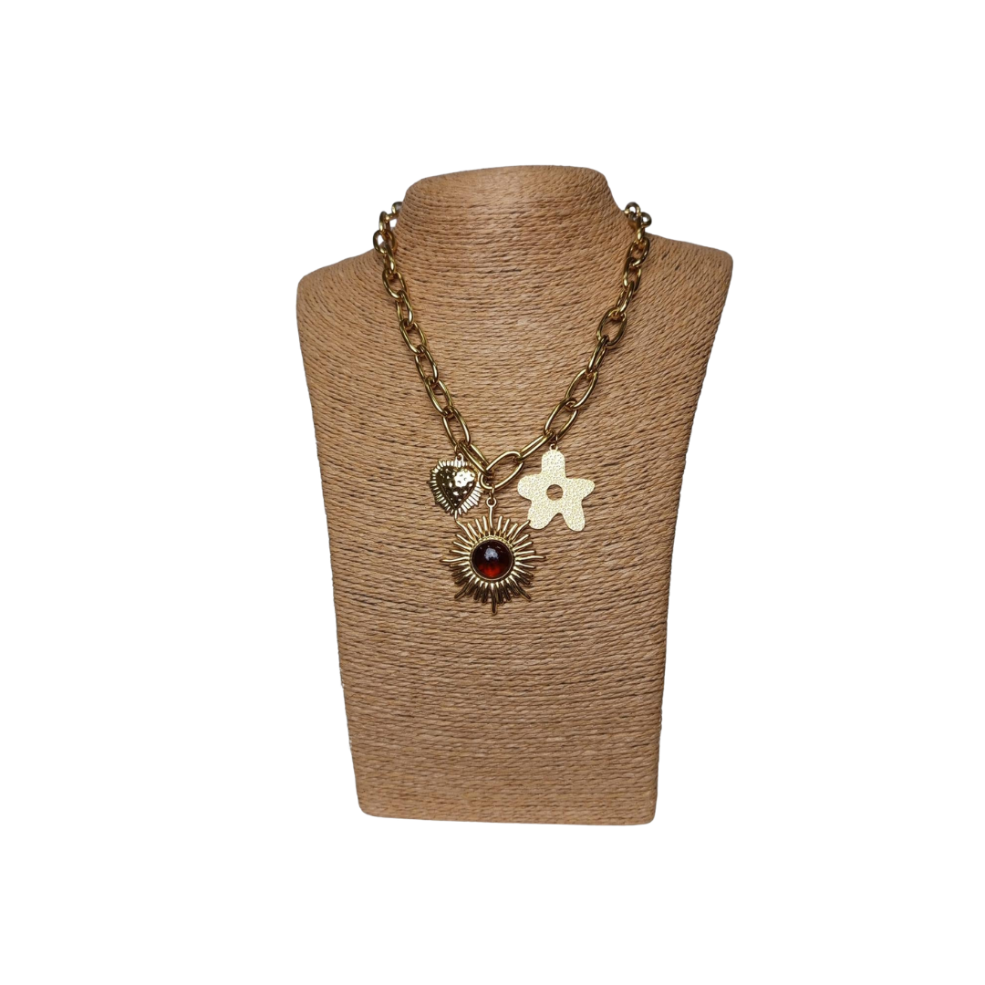 Ir a la página del producto COLLAR SOL ESTRELLA CORAZON